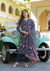 Av Viscose Printed Kurti With Bottom Dupatta Wholesale Suppliers In Mumbai